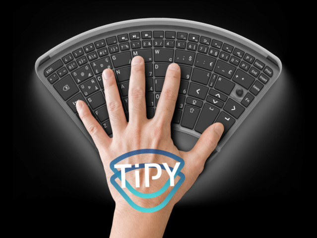 Tipy one-handed keyboard